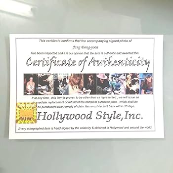 Amazon.co.jp: セール中…チャンドンユン直筆サイン入り超 特大写真